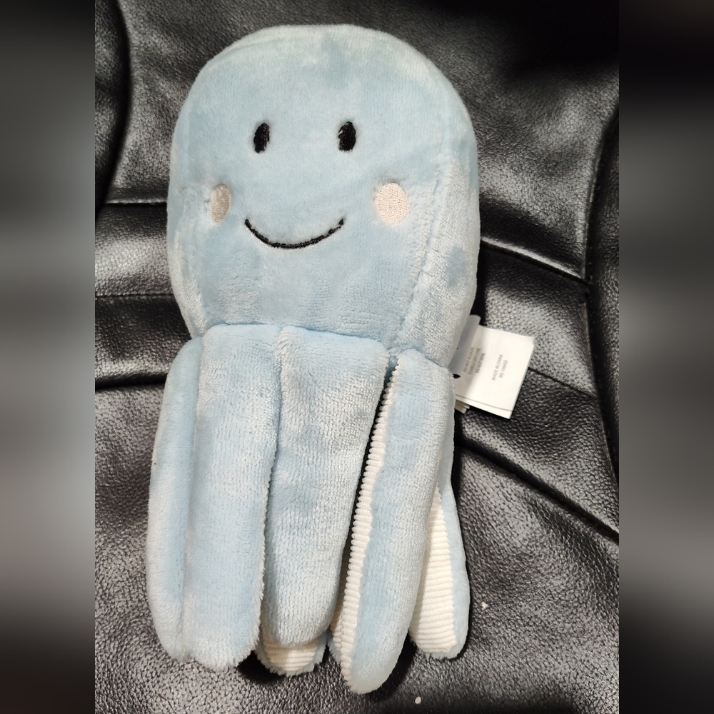Tommy Bahama Stuffed Octopus Plush, 10 In, Blue/White, Adorable stuffed animal!
